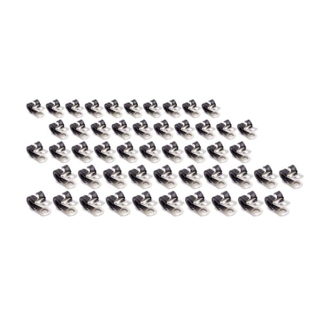 Allstar Performance 0.188 in. Aluminum Line Clamps, 50PK ALL18300-50